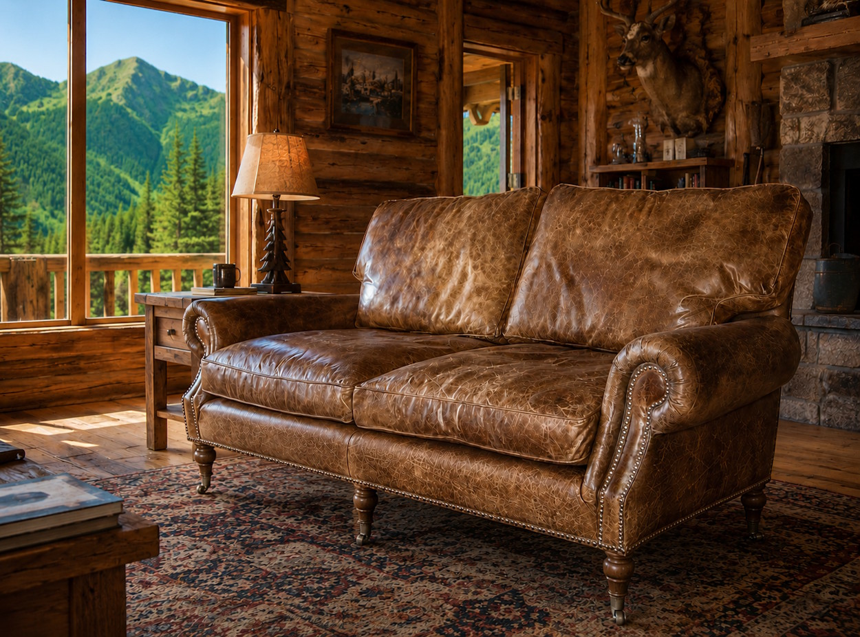 Highback Vintage 3 seat Sofa