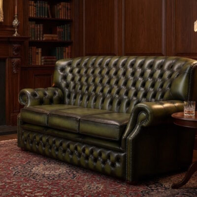 Monks Leather Sofa