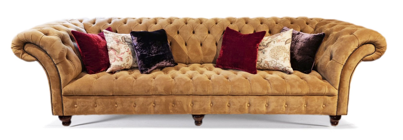 Belmont Large Velvet English Chesterfield