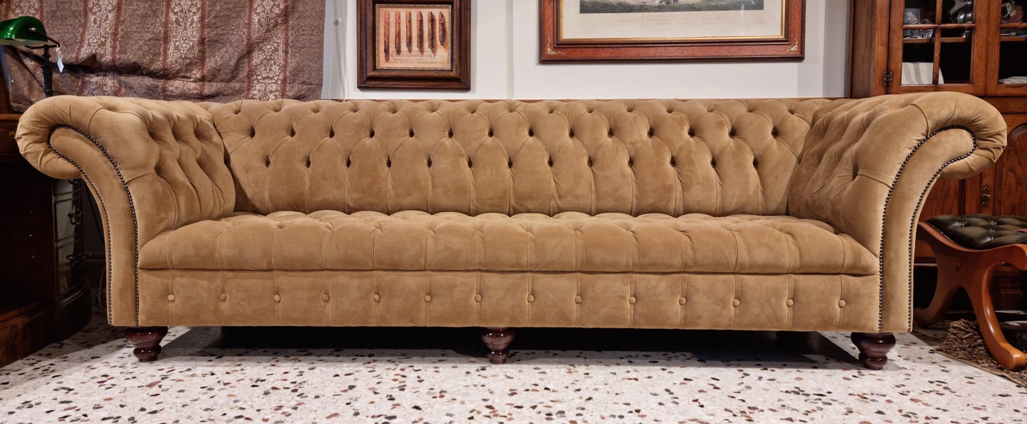 Belmont Large Velvet Sofa