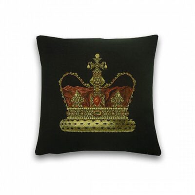 Crown Tapestry Cushion