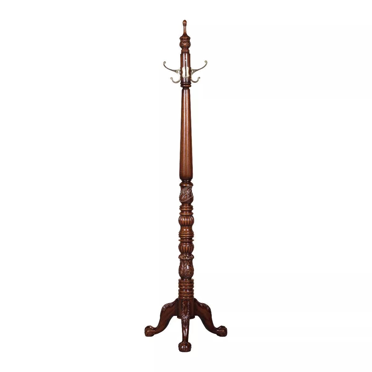 Mahogany Solid Coat Stand