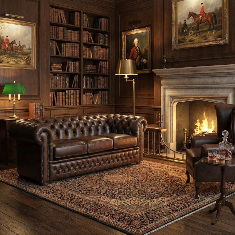 Buckingham 3 Seat Chesterfield Sofa