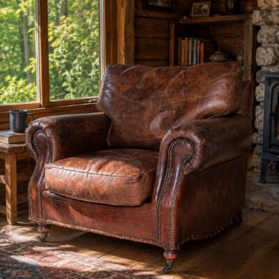 Holkham Vintage Leather Chair