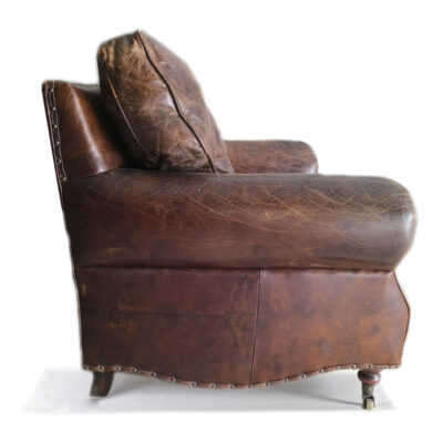 highback-vintage-leather-armchair 7 side