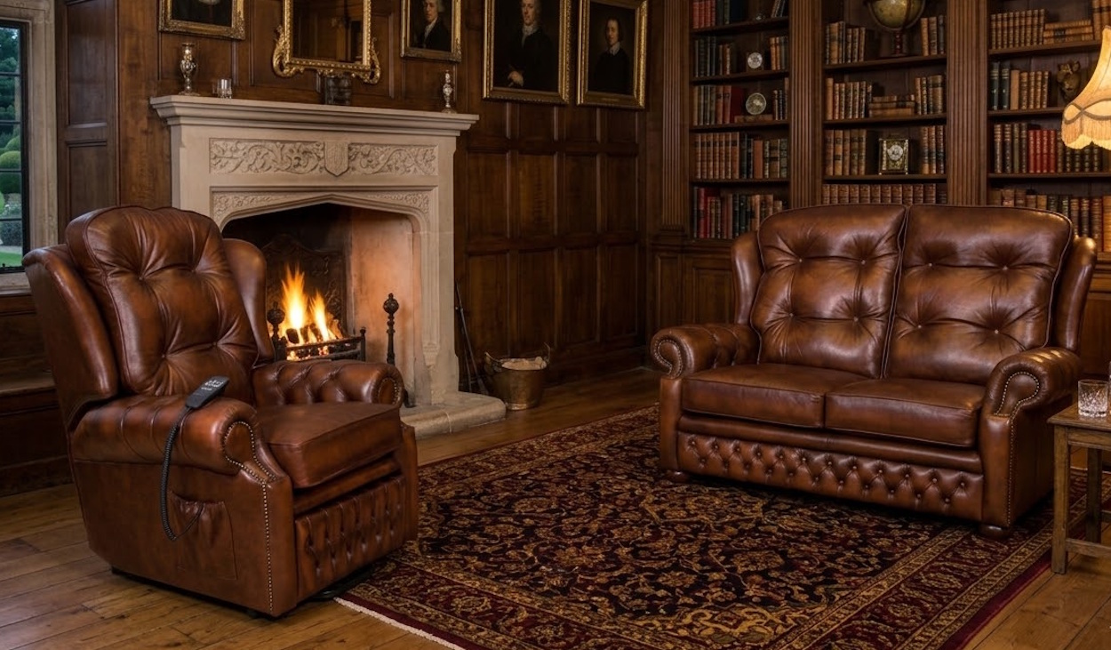 Chelsea Leather Recliner Chair - Image 2