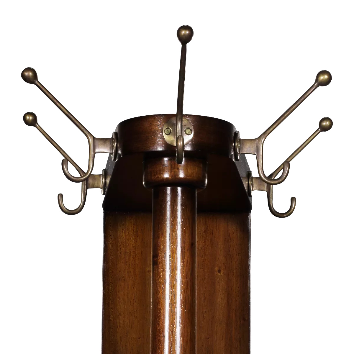 Hall Coat Stand in Mahogany - Image 4