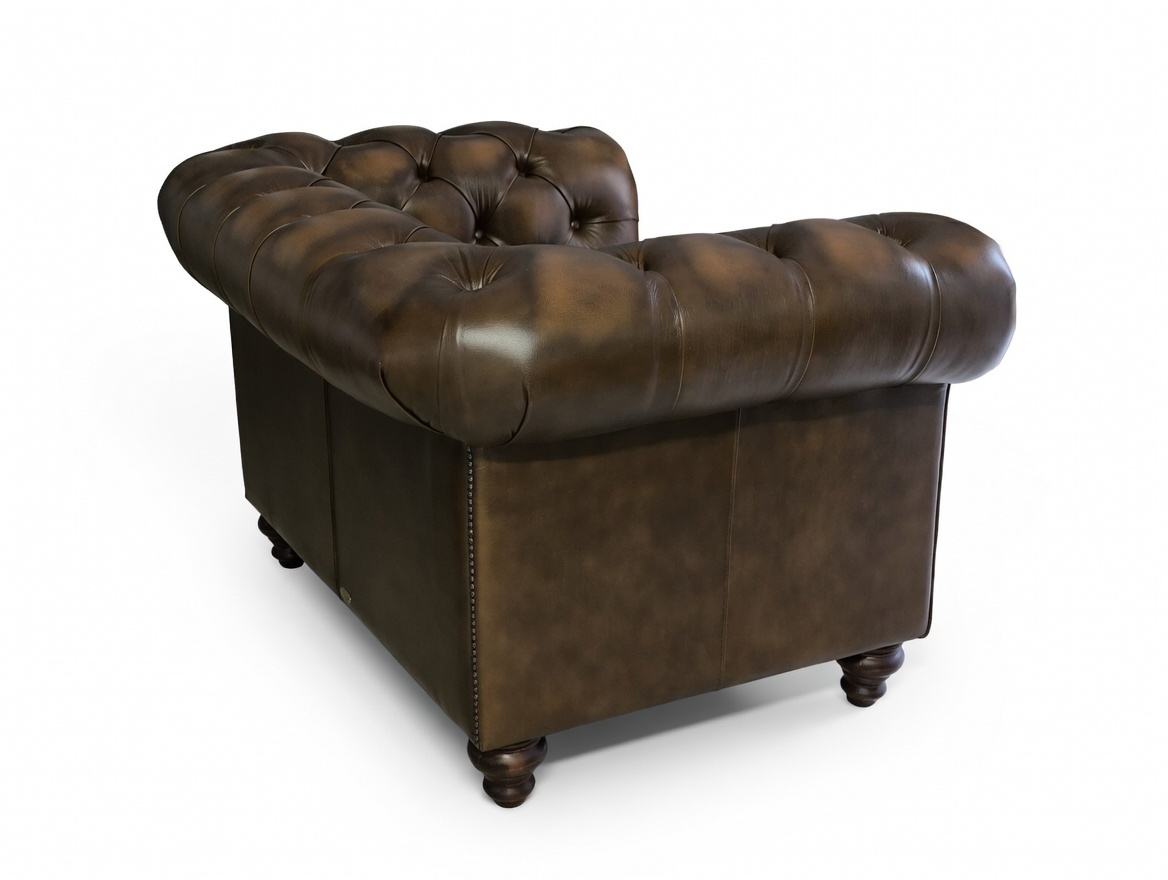 Sprung Chesterfield Arm Chair - Image 3