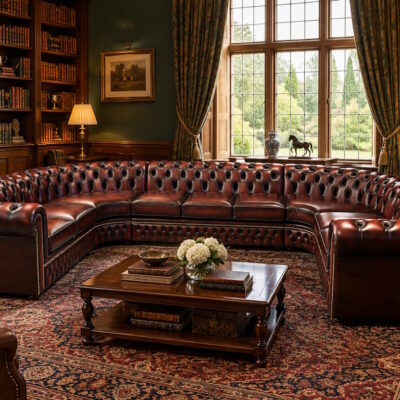Custom Chesterfield Corner Unit