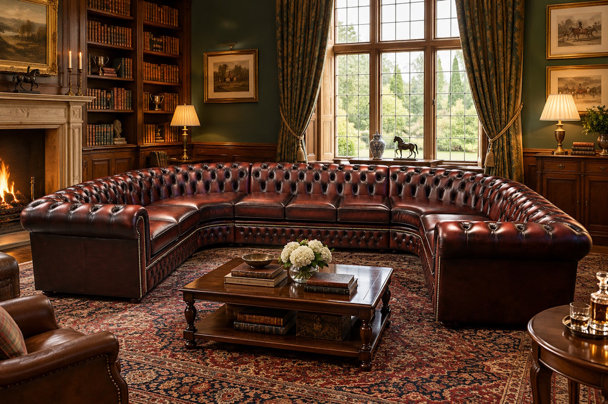 Custom Chesterfield Corner Unit